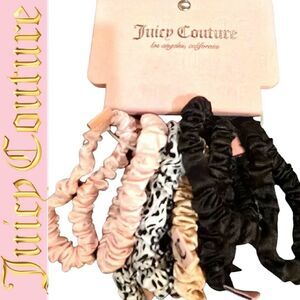 Juicy Couture Satin Slim Scrunchies